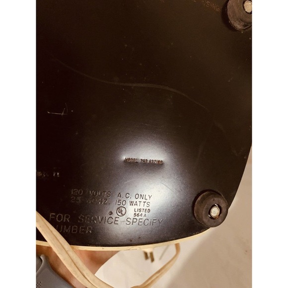 Sears Roebuck &Co Vintage Food Processor #341-57a 1 Speed 1 Blade - Picture 7 of 7